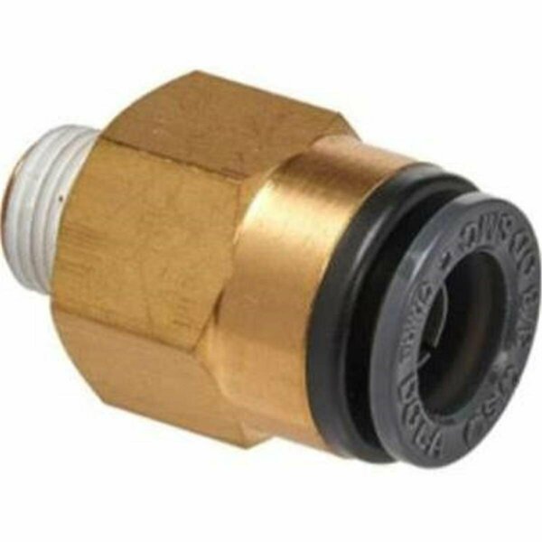 Tinkertools 0.38 x 0.13 in. NPT Straight Male Tube Connector TI2960395